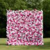 3D Pink Fabric Roses Backdrop for Weddings, Engagements, and Parties