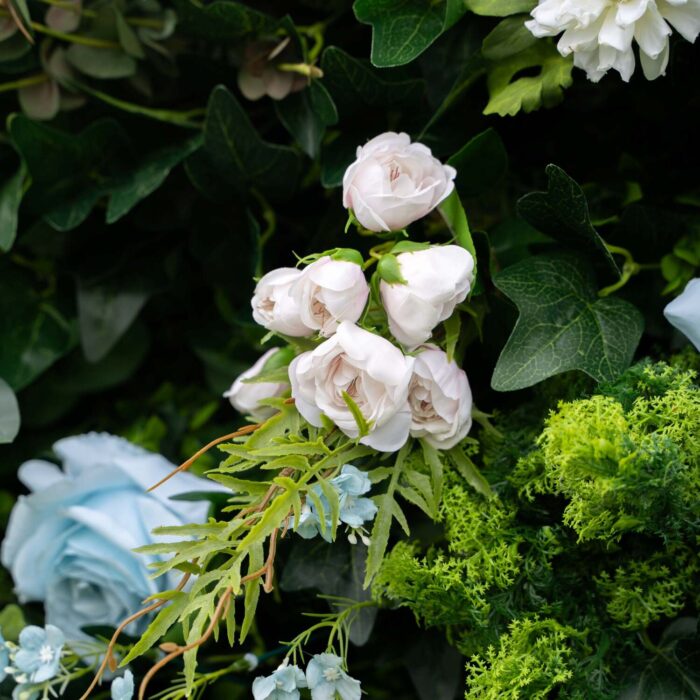 4D Greenery and Floral Backdrop for Weddings and Outdoor Events