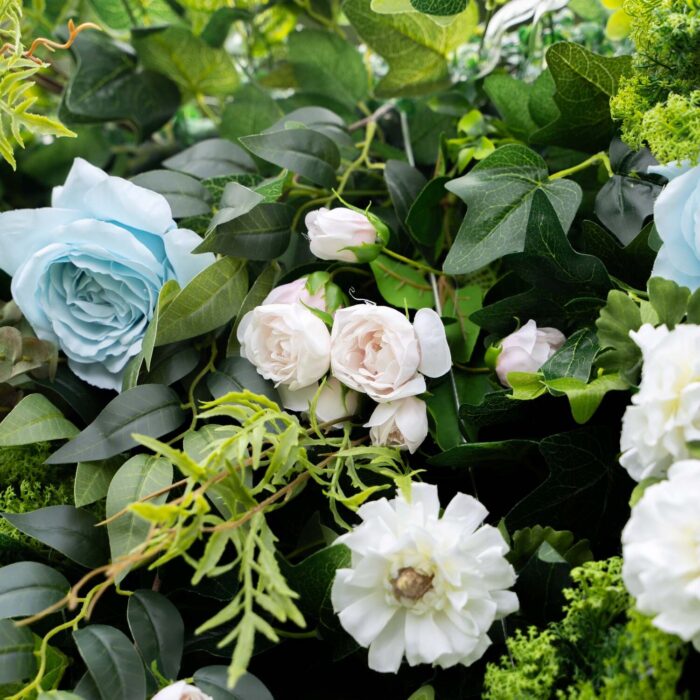 4D Greenery and Floral Backdrop for Weddings and Outdoor Events