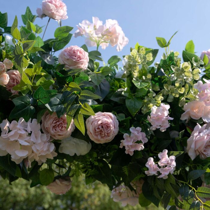 5D Artificial Flower Wall Roses for Perfect Engagement Backdrop