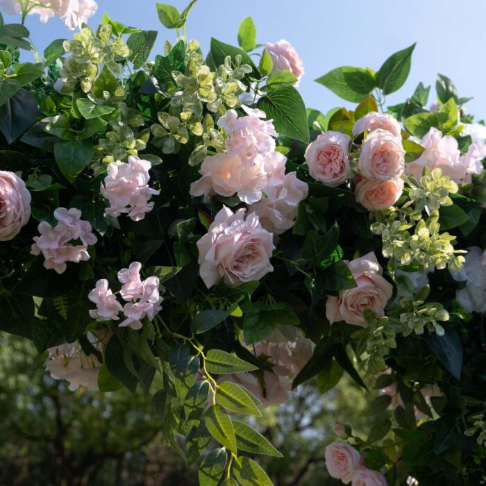 5D Artificial Flower Wall Roses for Perfect Engagement Backdrop