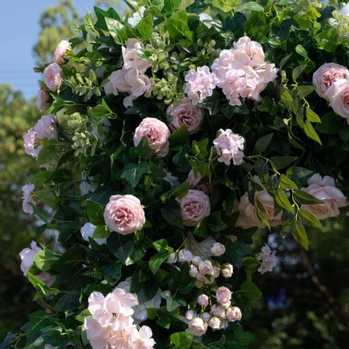 5D Artificial Flower Wall Roses for Perfect Engagement Backdrop