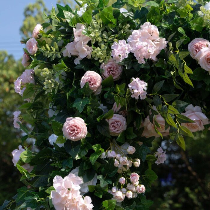 5D Artificial Flower Wall Roses for Perfect Engagement Backdrop