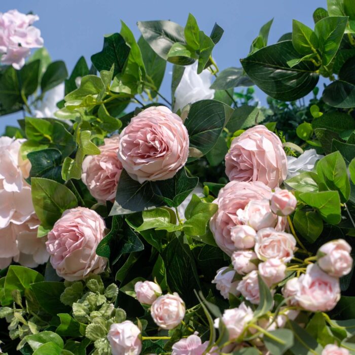 5D Artificial Flower Wall Roses for Perfect Engagement Backdrop