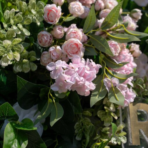 5D Artificial Flower Wall Roses for Perfect Engagement Backdrop