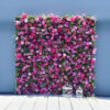 5D Pink and Purple Flower Wall for Elegant Wedding Backdrop and Event Decoration