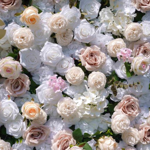Elegant 3D Flower Wall for Decorative Event Backdrops