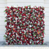 Elegant 5D Red Rose Flower Wall for Christmas Weddings