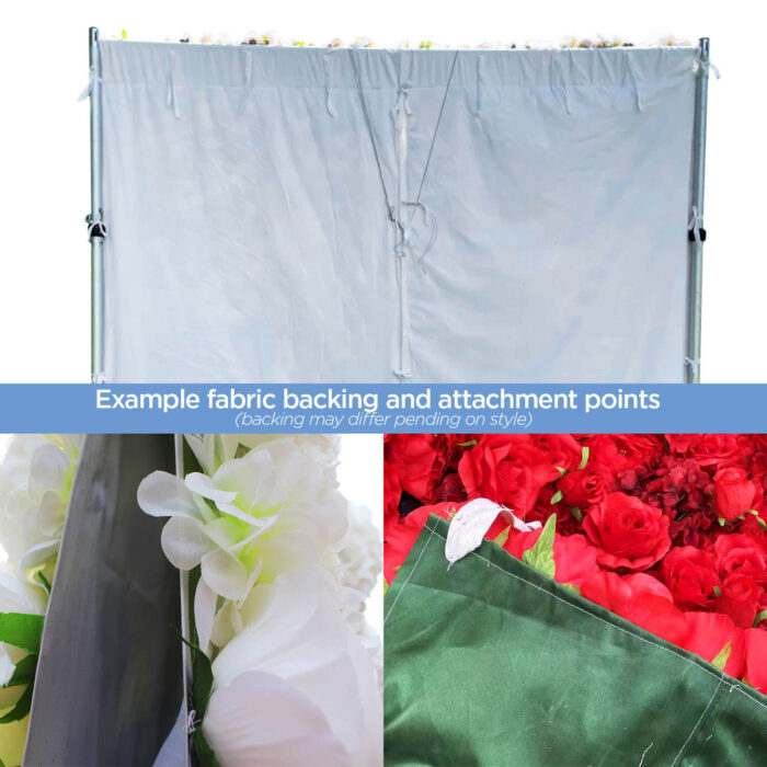 Romantic Pink & Red Floral Wall - Curtain Style Backdrop - Valentine’s Day Ready!