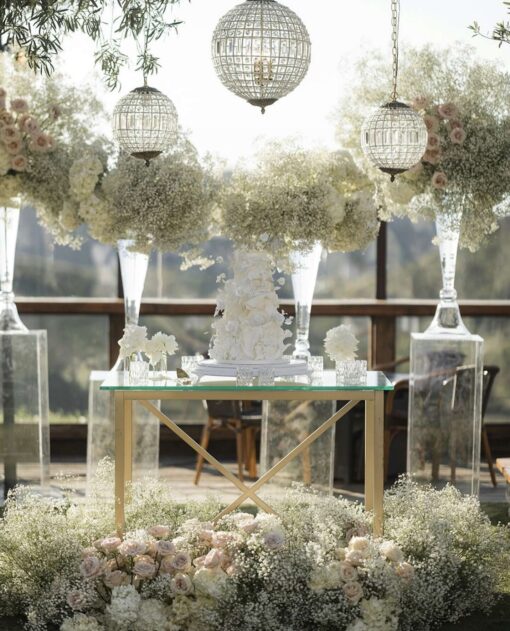 Timeless Heart-Shaped Arch Wedding Backdrop for a Rustic Outdoor Wedding