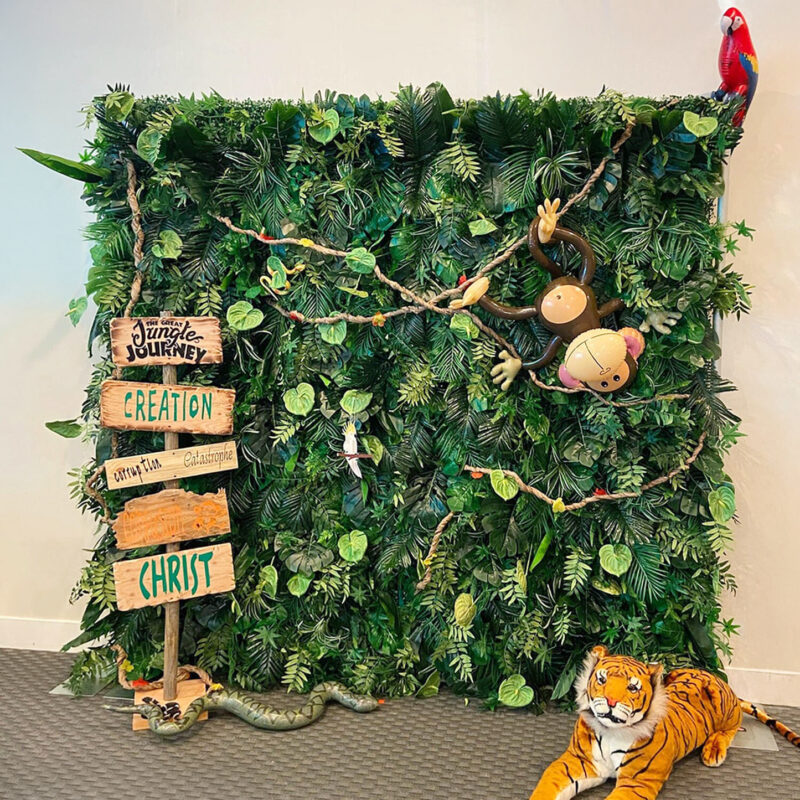 Artificial Flower Wall Backdrop — SKU 2D001