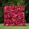 Valentine's Day Decor: Romantic 4D Red and Pink Rose Flower Wall