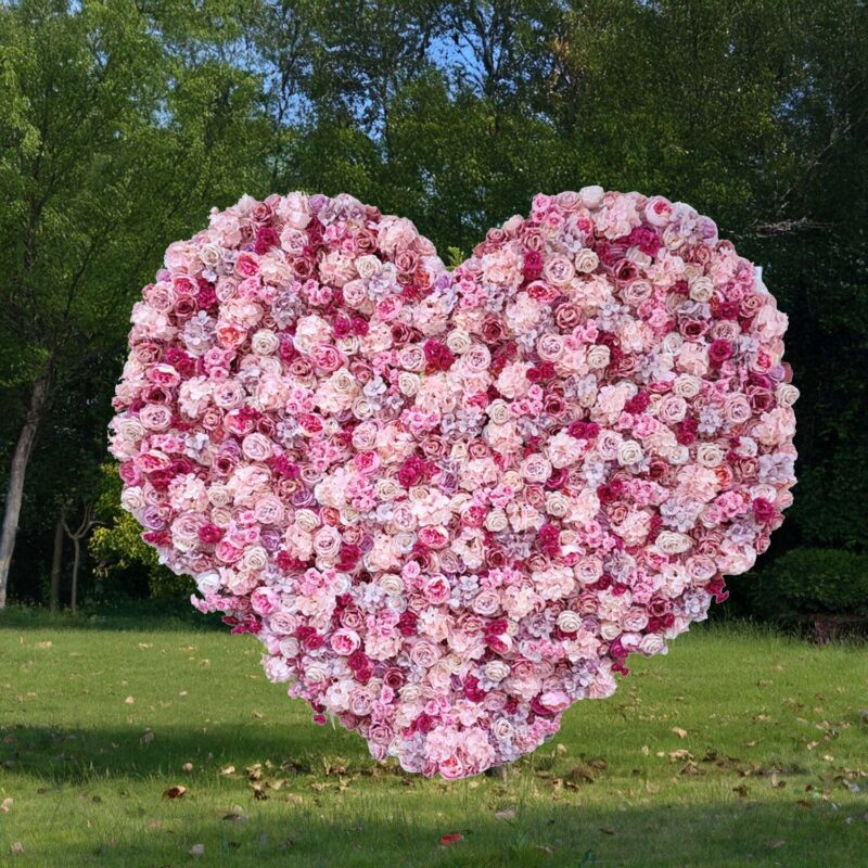 Artificial Flower Wall Backdrop — SKU HR006