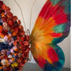 Creative Art Butterfly Backdrop with Vibrant Colors for Celebratory Occasions