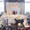 Elegant White Flower Wall for Weddings - Luxury Floral Backdrop for Events