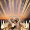 Exquisite White Heart-Shaped Rose Arch for Your Dreamy Proposal