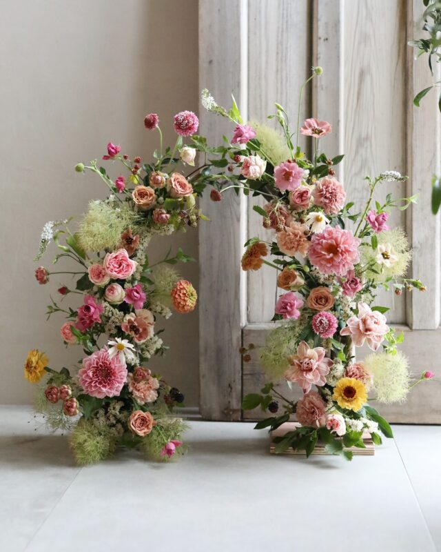 Floral Arches in Miniature Size for Weddings and Special Events