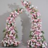 Floral Wedding Arch with Pink and White Roses, 1.9M x 2.3M Decor for Ceremony