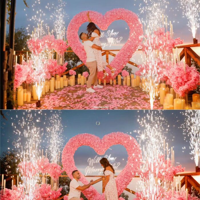Light Pink Wedding Backdrop with Floral Archway and Roses for a Dreamy Celebration