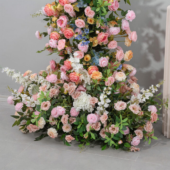 Soft Pastel Monet Wedding Arch, Floral Backdrop for Events, Parties & Weddings