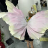 Soft Pink Wedding Backdrop Butterfly Wing with Pearl Accents and Durable
