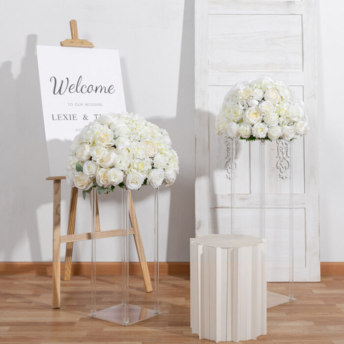 Timeless Heart-Shaped Floral Arch with White Roses for Weddings and Special Events