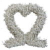 Wedding Arch with Hydrangea & Baby’s Breath – Heart-Shaped Floral Arrangement for Wedding Ceremony Decor