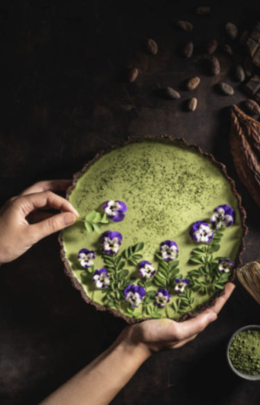 Green and White Flower Arrangements