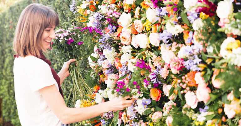 Quick-Set Flower Walls