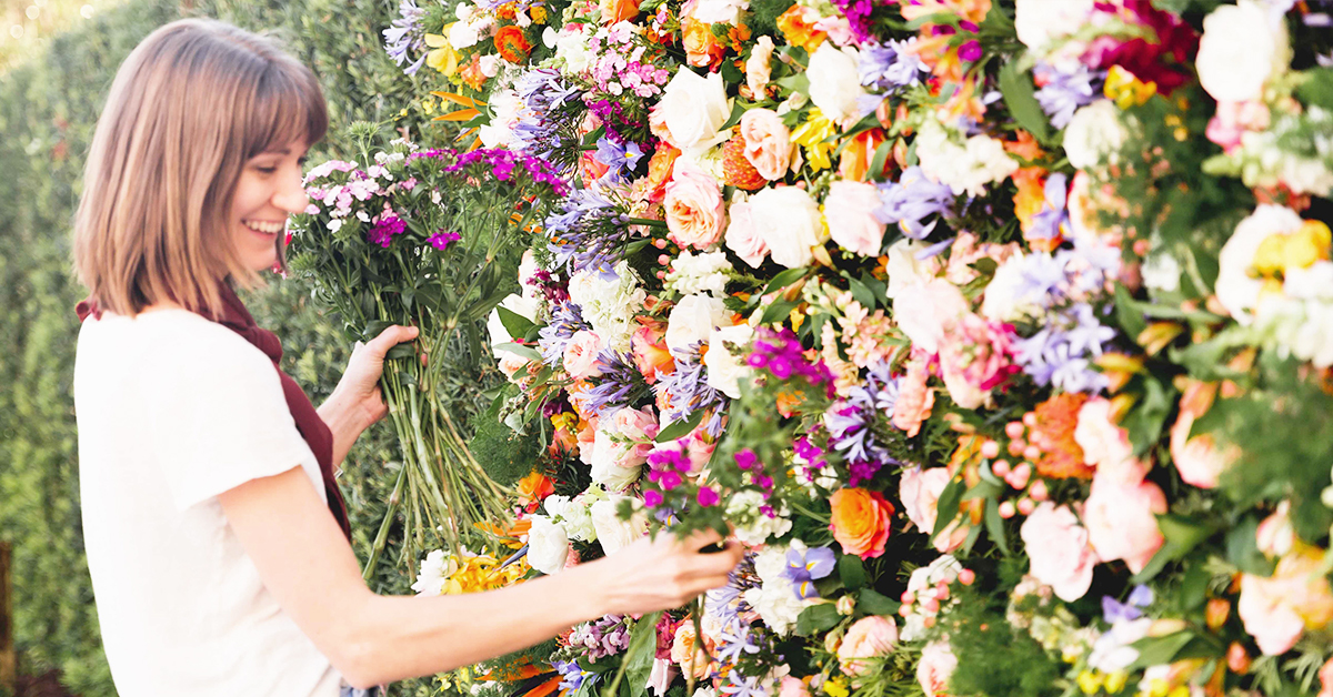 Quick-Set Flower Walls