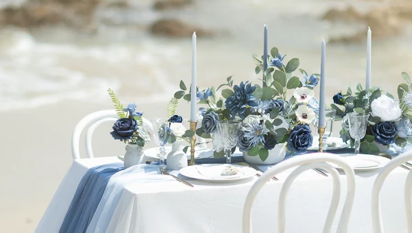 sage green dusty blue