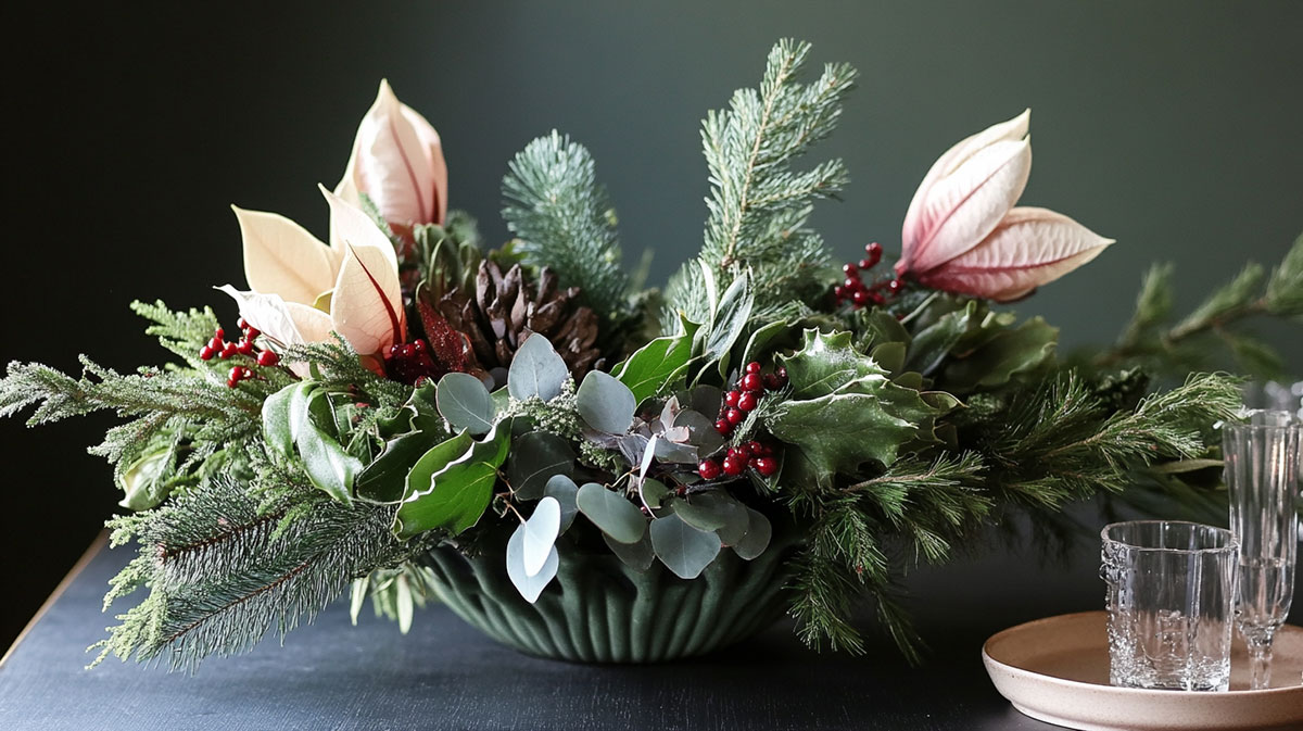 Greenery Centerpieces