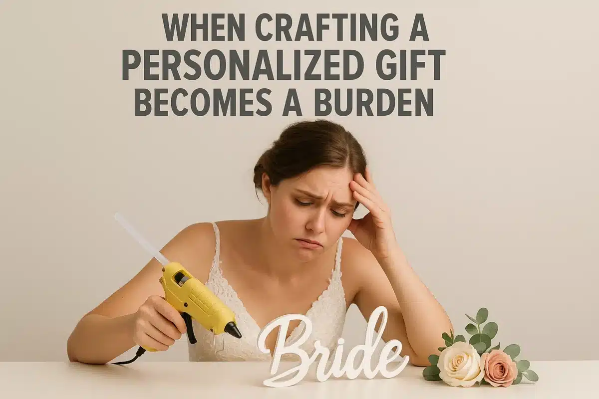 When Crafting a Personalized Gift Becomes a Burden