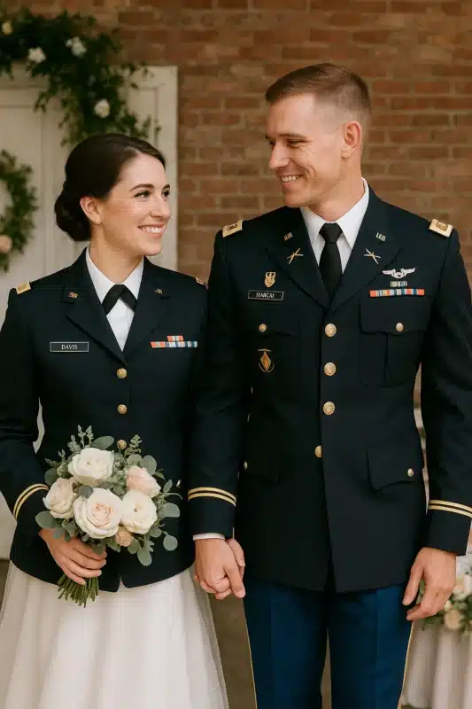 Wear Army Dress Uniforms to a Wedding