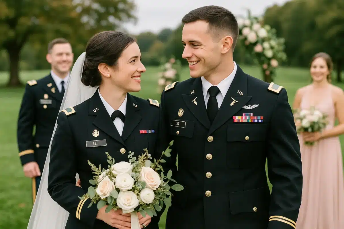 Wear Army Dress Uniforms to a Wedding
