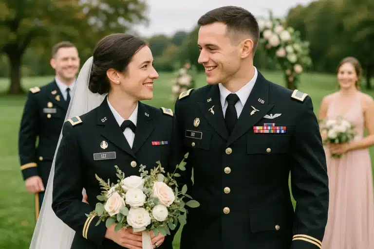 Wear Army Dress Uniforms to a Wedding
