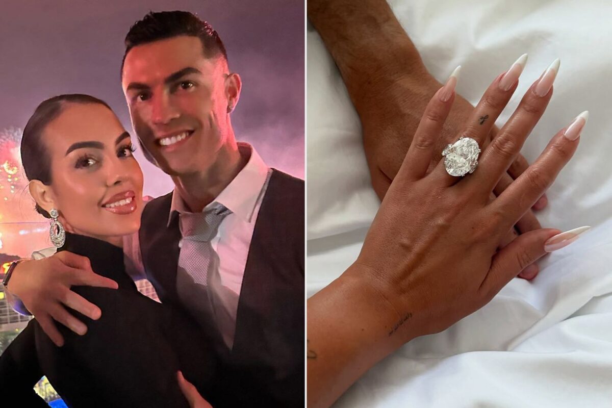 ronaldo engagement ring