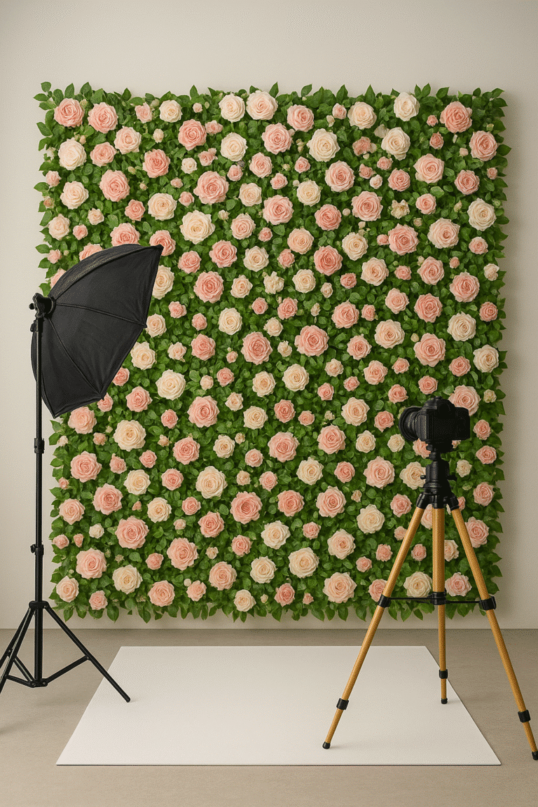 Floral Wall Backdrops for Professional Product Photography