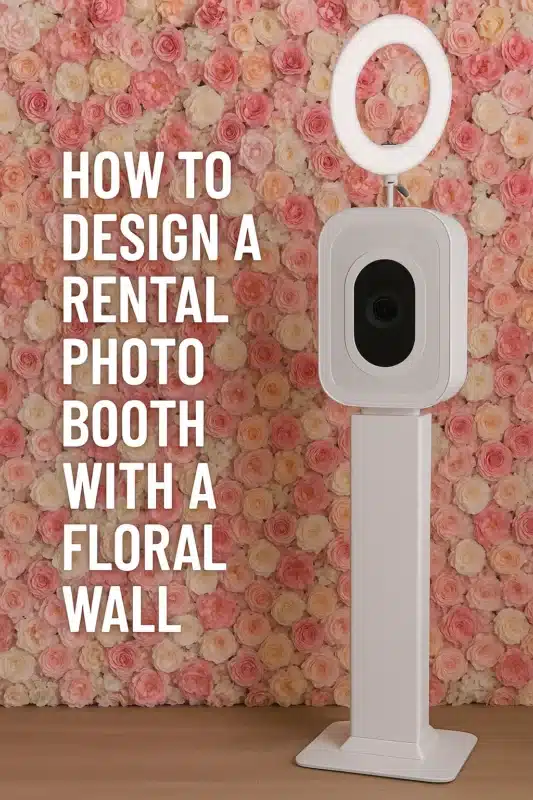 How to Design a Rental Photo Booth with a Floral Wall
