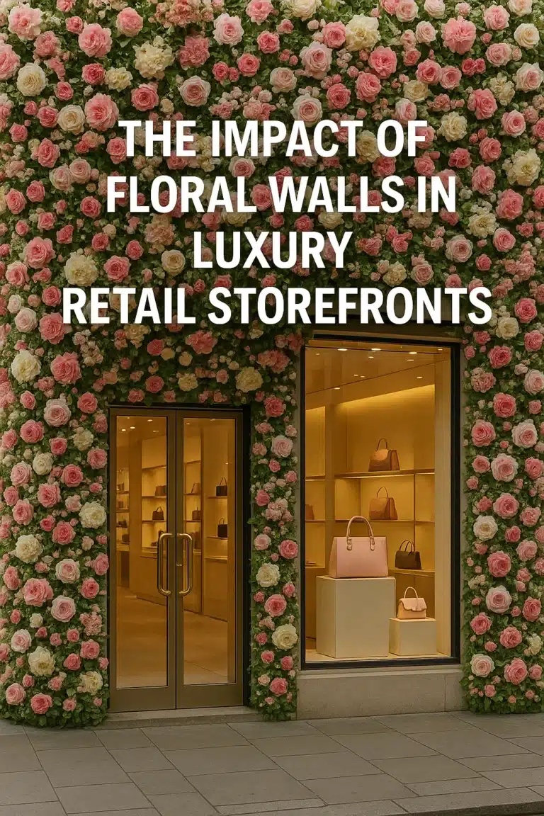Select The Impact of Floral Walls in Luxury Retail Storefronts The Impact of Floral Walls in Luxury Retail Storefronts