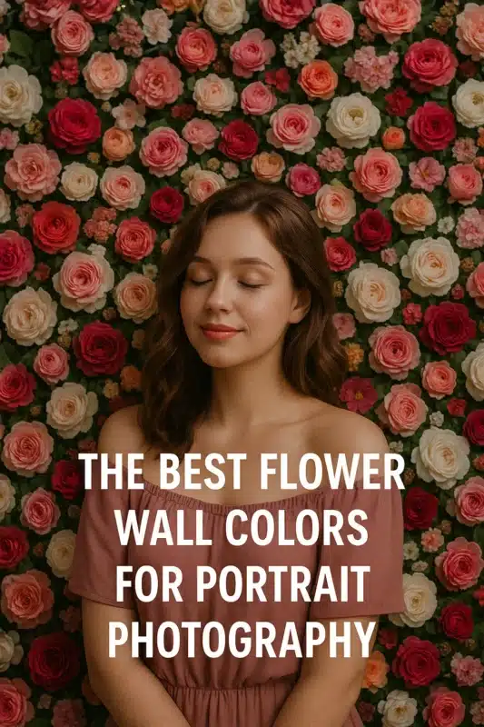 The Best Flower Wall Colors for Portrait Photography