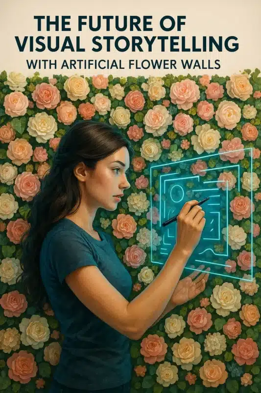The Future of Visual Storytelling with Artificial Flower Walls