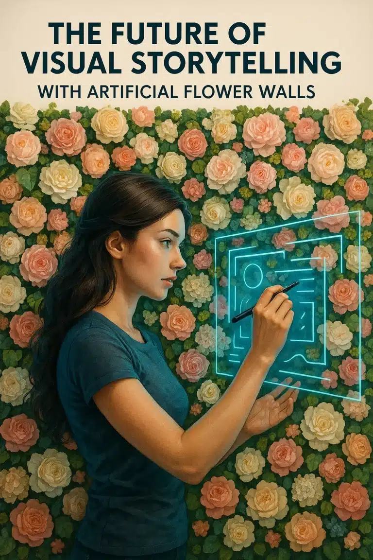 The Future of Visual Storytelling with Artificial Flower Walls