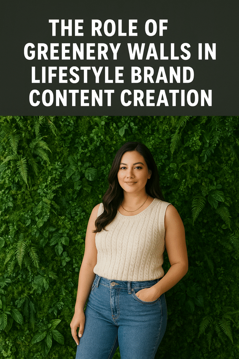 The Role of Greenery Walls in Lifestyle Brand Content Creation