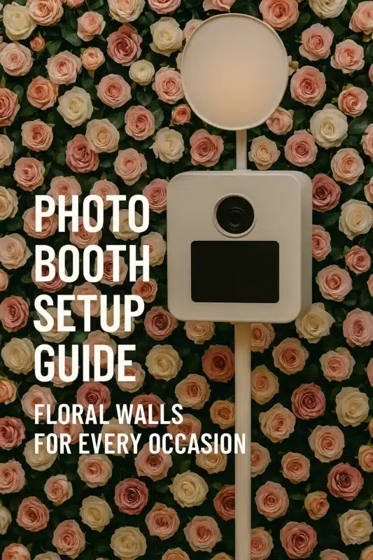 blog cover feature picture about Photo Booth Setup Guide: Floral Walls for Every Occasion